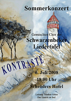 Plakat Sommerkonzert 2008