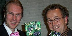 Die Chorleiter Markus Götze und Georg Feige