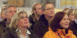 Teilnehmer der Orgelfuehrung