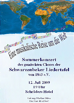 Plakat Sommerkonzert 2009