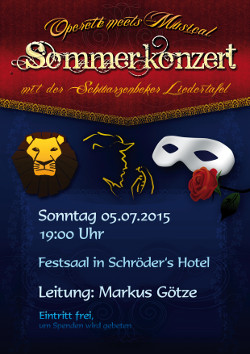Plakat Sommerkonzert 2015