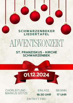 Plakat Adventskonzert 2024