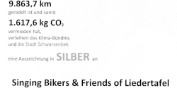 Radelaktivstes Team - Silber