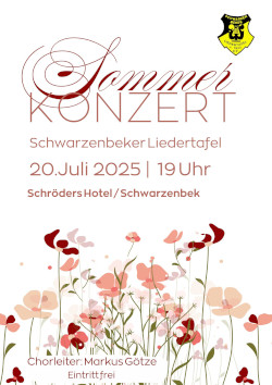 Plakat Sommerkonzert 2025