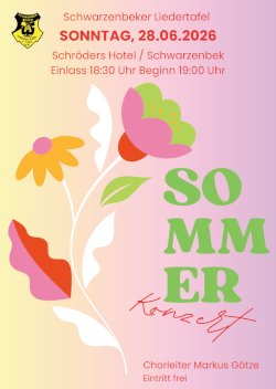 Plakat Sommerkonzert 2026